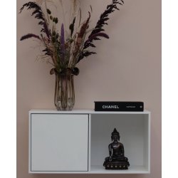 Lille skabslge (indvendig) - hvidmalet birk