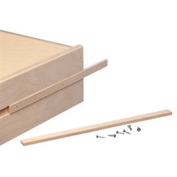 Lille skuffe med udskring - ubehandlet birk