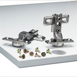 Stort KVADRAT skab med 6 rum - hvidmalet birk