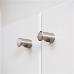 Stort KVADRAT skab med 6 rum - hvidmalet birk